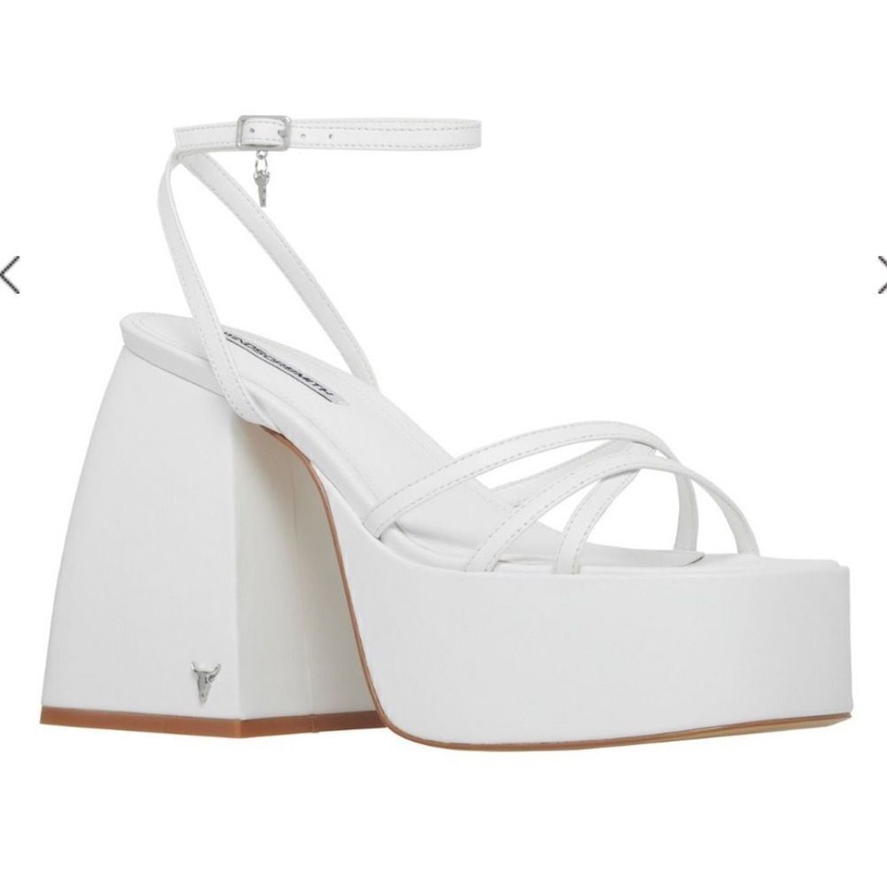 Windsor Smith Heather white Windsor heel platforms